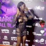 A Lady causes a stir online with her outfit to an event